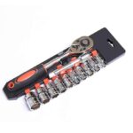 Ratchet Socket Spanner Set 11Pcs
