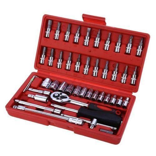 1 (13) 46pcs Tool Sets Car Repair Tool Kit - Image 1