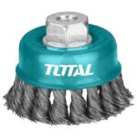 Total  Wire cup brush 75mm, 3"
