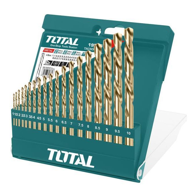 1 (23) Total HSS twist drill bits set - Image 1
