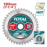Total  TCT saw blade  185mm(7-1/4")  40T - Image 3