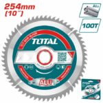 Total TCT saw blade for  aluminum 254mm(10")  100T - Image 3