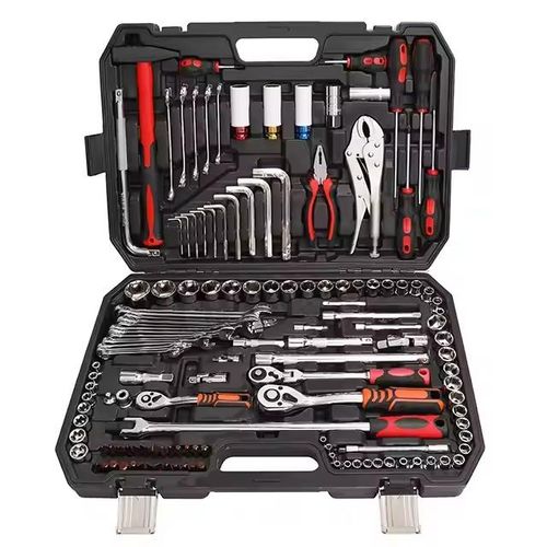 1 (7) 142 PCS Mechanic Socket Tool Kit Set - Image 1