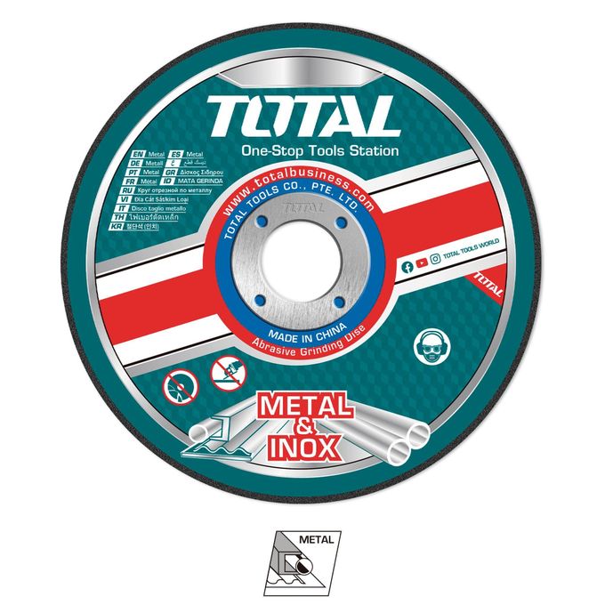 1 (8) Total Abrasive metal cutting disc set - Image 1