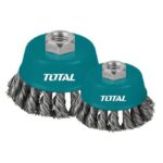 Total Wire cup brush 100mm, 4" - Image 3