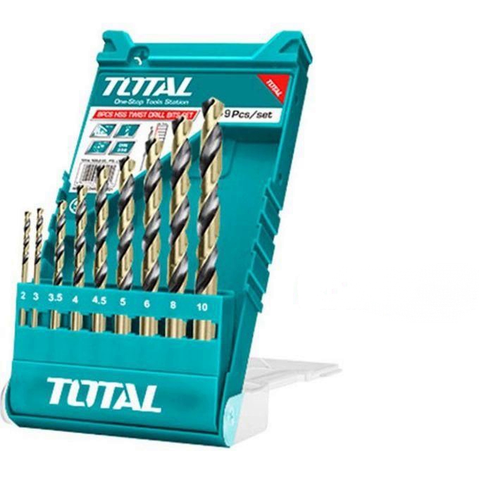 2 (11) Total 9PCS HSS twist drill bits set - Image 1