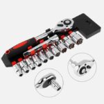 Ratchet Socket Spanner Set 11Pcs - Image 2