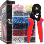Cable crimping tool with ferrules
