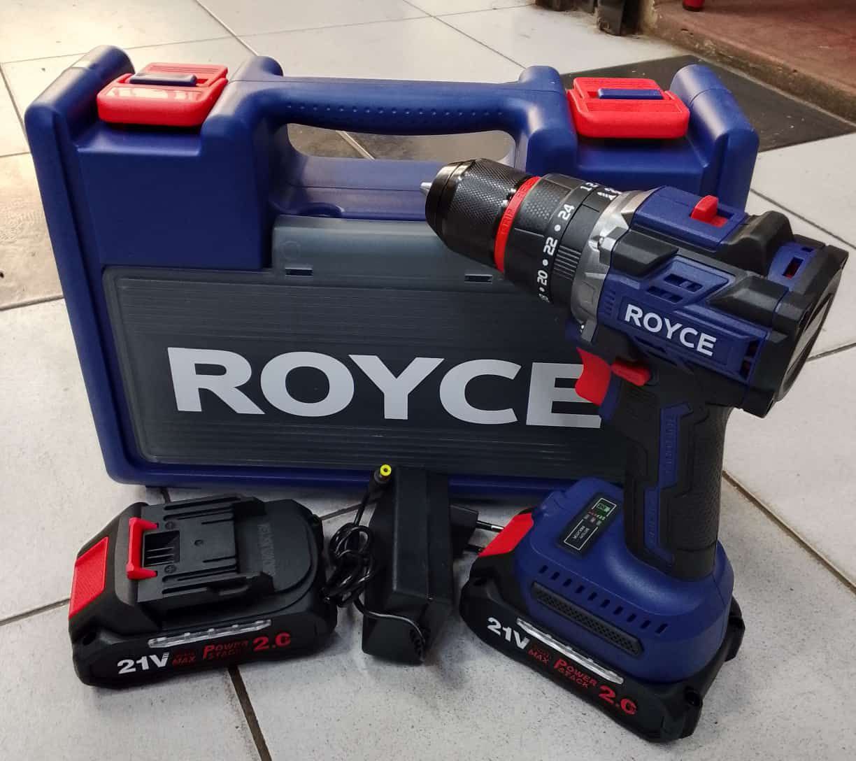 55261ac2-1986-4521-a2c1-79f936512e14 (1) Royce cordless drill 21volts - Image 1