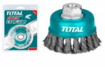 Total  Wire cup brush 75mm, 3" - Image 3