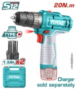 Total Cordless drill 12V 20Nm - Image 4