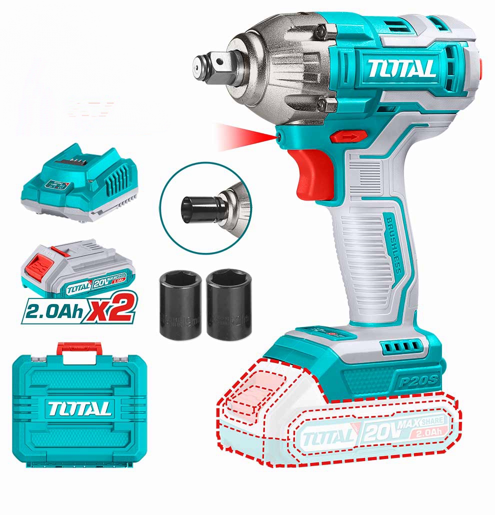 TIWLI2038 Total Lithium-Ion impact wrench 300Nm 20v - Image 1