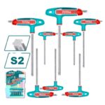 Total  8 Pcs T-handle torx  wrench set