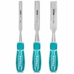 Total 3 Pcs wood chisel set Length: 140mm
