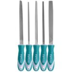 Total  5 Pcs steel file set/8”