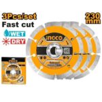 Ingco Dry diamond disc 230(9"")X22.2mm - Image 3