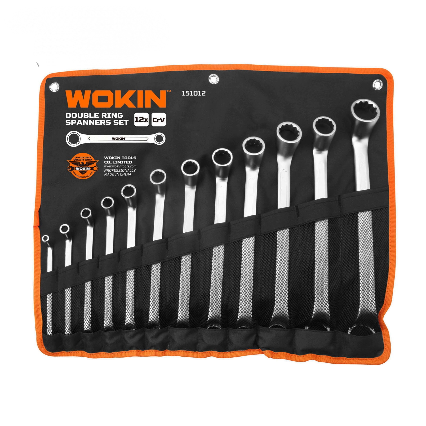 151012-2 Wokin 12Pcs Double Ring Wrench Set - Image 1