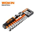 Wokin  14 Pcs 1/4" Ratchet Handle With Sockets Set - Image 3