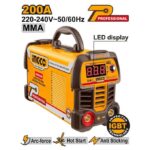 Ingco Inverter MMA welding machine 200A - Image 3