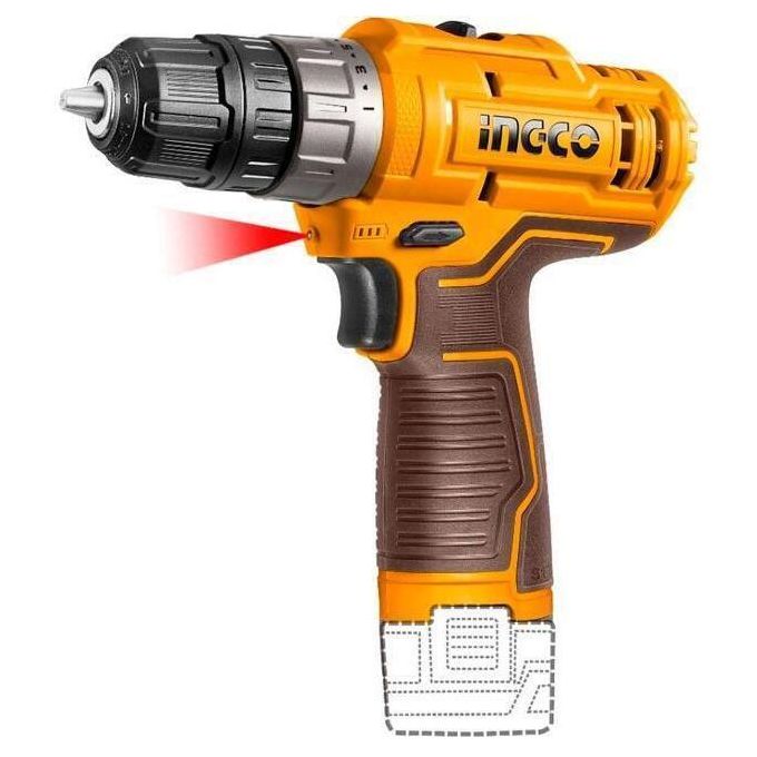 2 (4) Ingco Cordless drill 12V - Image 1