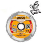 Ingco TCT saw blade for aluminum 210mm(8-1/4"") 60T