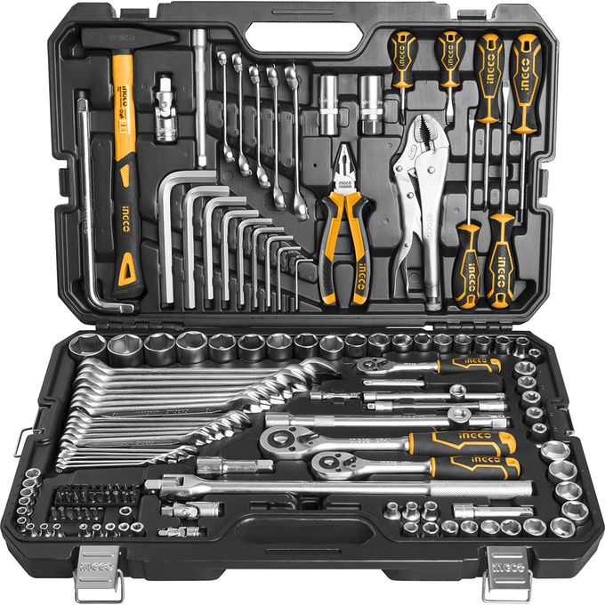 2 (7) Ingco 142 Pcs combination tools set - Image 1