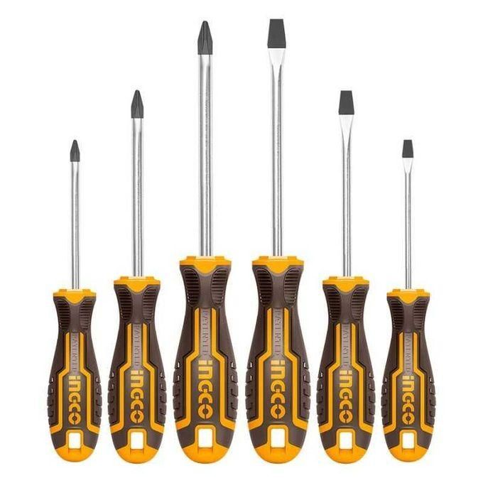 3 (9) Ingco 6 Pcs screwdriver set - Image 1