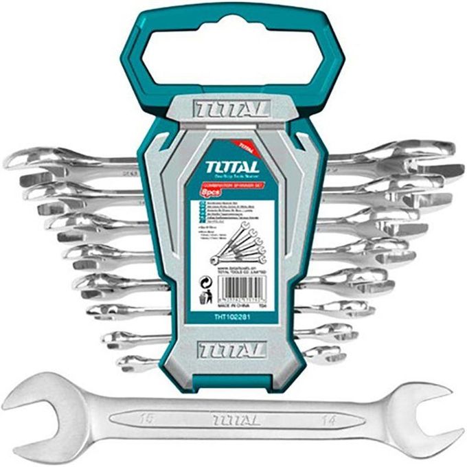 4 (1) Total Double open end spanner set Size:6-22mm - Image 1
