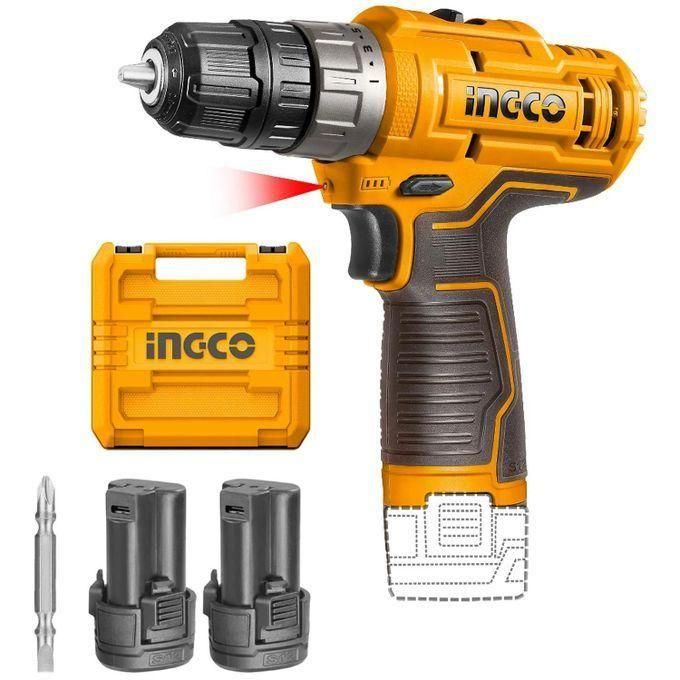 4 (8) Ingco Lithium-Ion cordless drill 12V - Image 1
