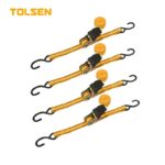 Tolsen Industrial 4Pcs Ratchet Tie Down Set - Image 3
