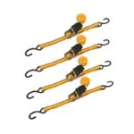 Tolsen Industrial 4Pcs Ratchet Tie Down Set