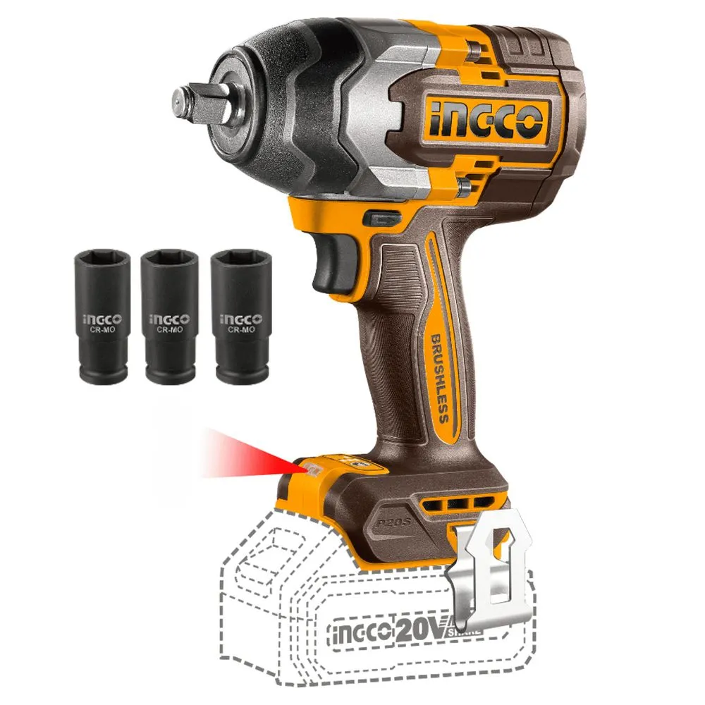 image-ed94952dfeb1471883c2efdaeaed407c Ingco Cordless impact wrench 20V - Image 1