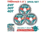 Total Ultra-thin TCT saw blade set 3Pcs/set - Image 3