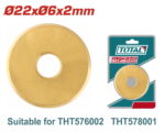 Total Tile cutter blade size:Ø22xØ6x2mm - Image 3
