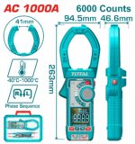 Total Digital AC clamp meter 6000 counts - Image 3