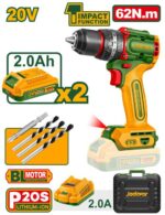 Jadever Compact Brushless Cordless Impact Drill 62Nm - Image 3