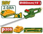 Jadever Cordless hedge trimmer 20V - Image 3