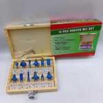 12-piece router bit set 8mm