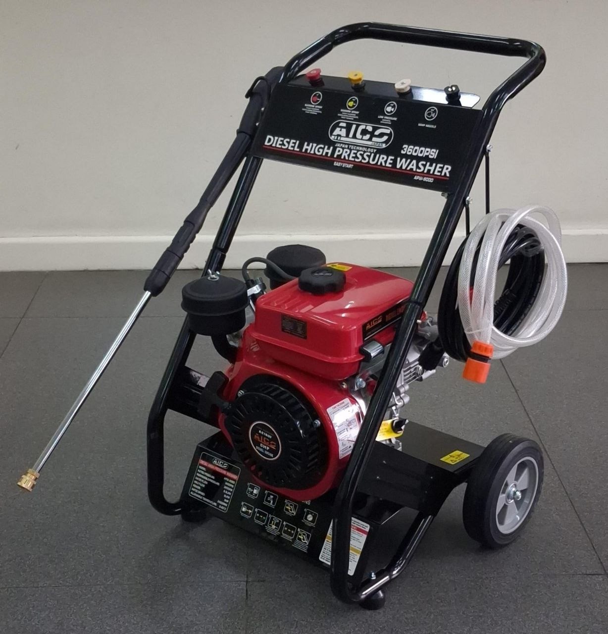 57dbc583-0278-4c65-a0e9-f4849af3ccc3 Aico Japan DIESEL Pressure washer 3600psi with 8hp Diesel Engine - Image 1
