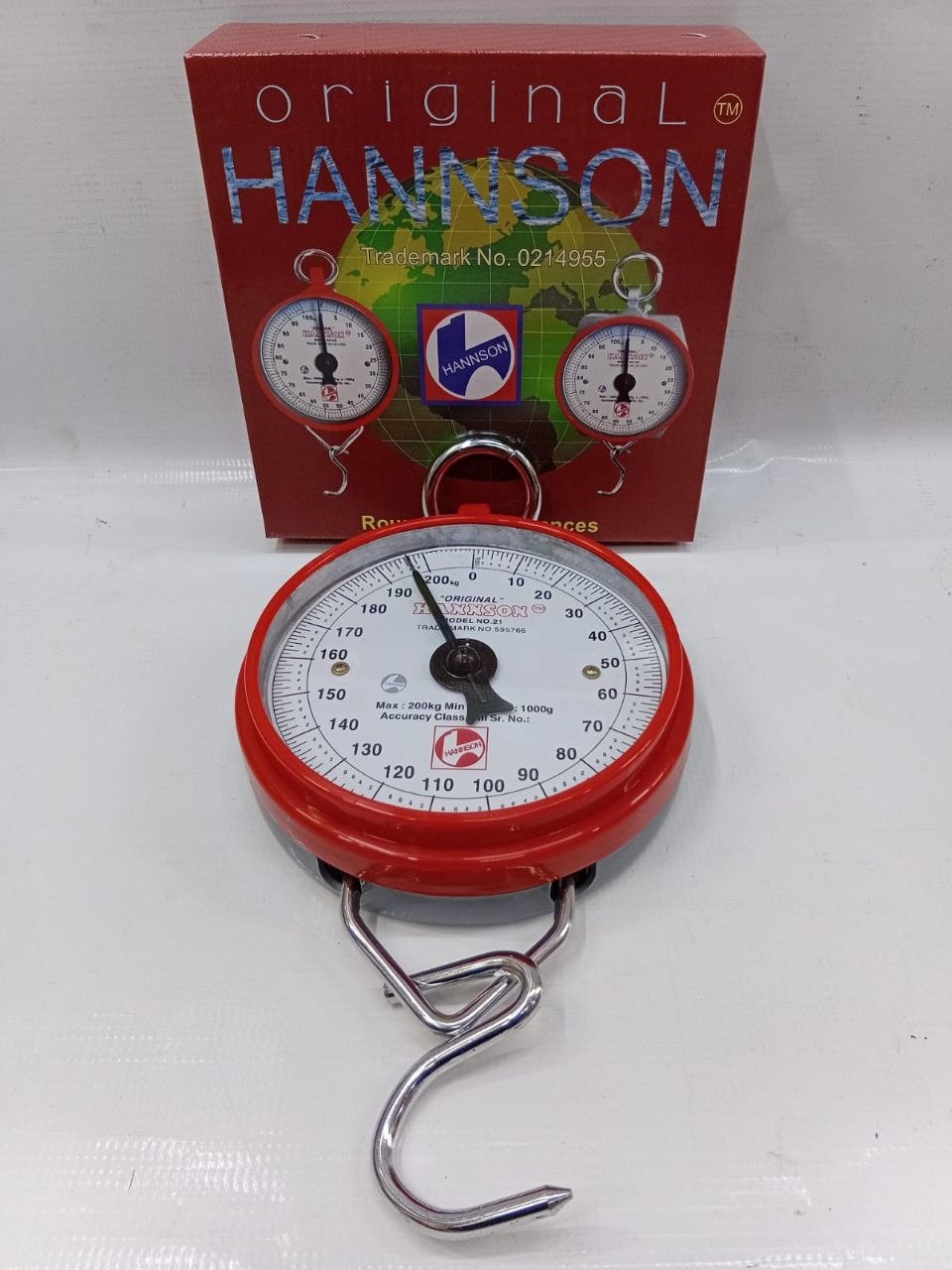 592c91dc-21ea-4687-a830-d64ad169cab7 Hanson analog hanging scale 100kg - Image 1
