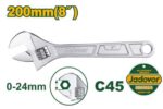 Jadever Adjustable wrench Length:200mm(8") - Image 2