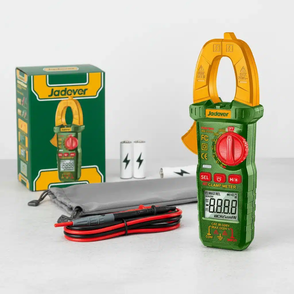 JDDM8201-2 Jadever Digital AC clamp meter 200A - Image 1