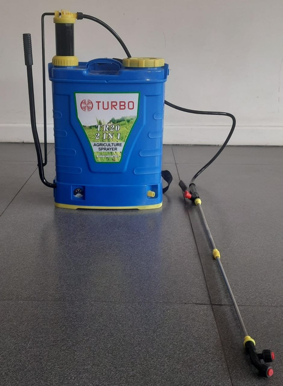 c5934cf7-2698-488a-8713-f96c14e6ece5 2 IN 1 TURBO Back Pack Manual and Battery sprayer 20 Litres - Image 1