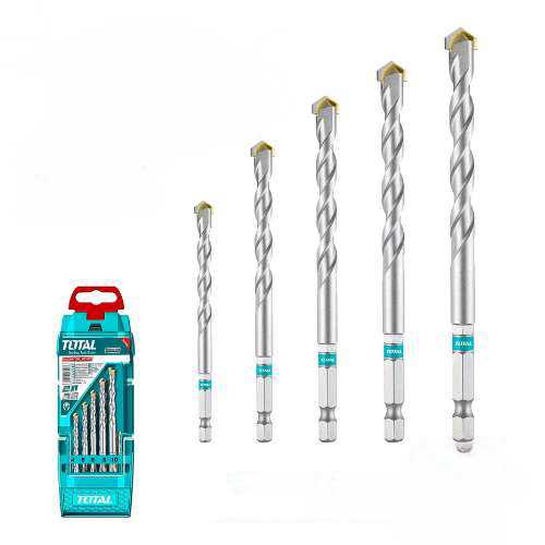 TACSD6055_1024x Total 5 Pcs masonry drill bits set - Image 1