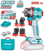 Total TDLI206686  Cordless multi-head drill driver 66Nm 20V - Image 3