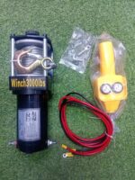 3000 lbs 12V electric recovery winch kit 1300kg - Image 3