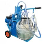 Portable single-cylinder electric milking machine