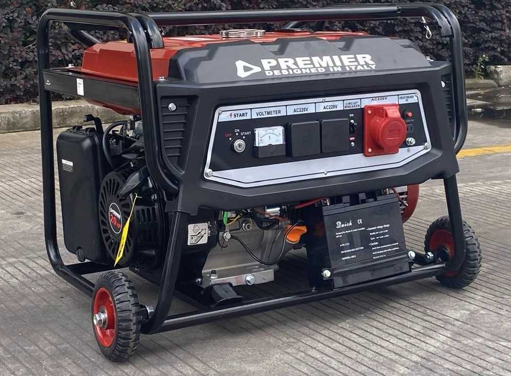 d3288387-4511-4600-be85-897fa2b855b9 Premier PM6800ET 5kVA portable petrol generator - Image 1