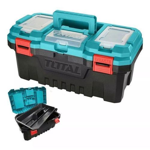 1 (10) Total TPBX0201 20" Plastic tool box - Image 1