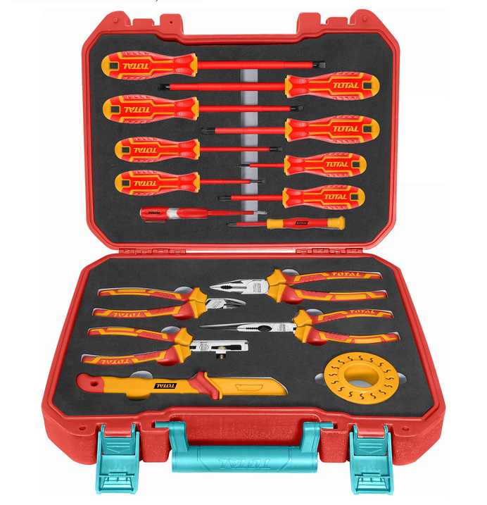 THKITH1601 Total THKITH1601 16 Pcs insulated hand tools set - Image 1